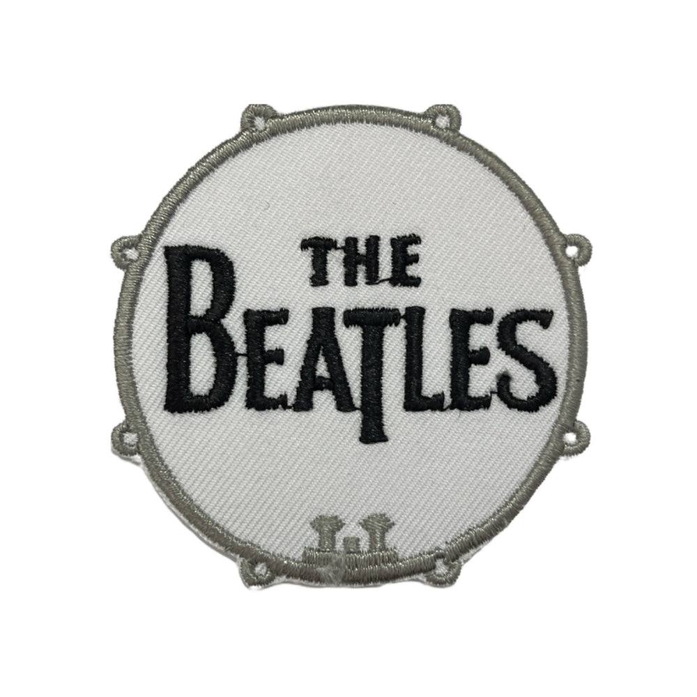 Beatles The  Standard Patch: Drum Logo Official Woven Patch Brand New