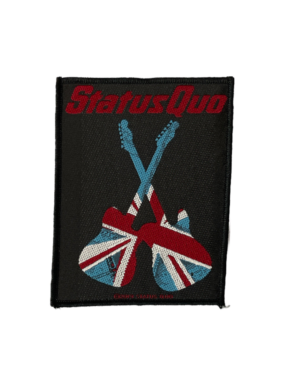 Status Quo Union Guitars Official Woven Patch Brand New