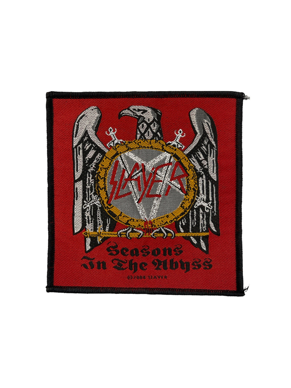 Slayer Standard Patch: Seasons In The Abyss Woven Patch Brand New