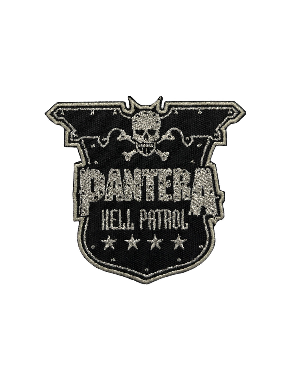 Pantera Standard Patch: Hell Patrol Glitter Official Woven Patch Brand New