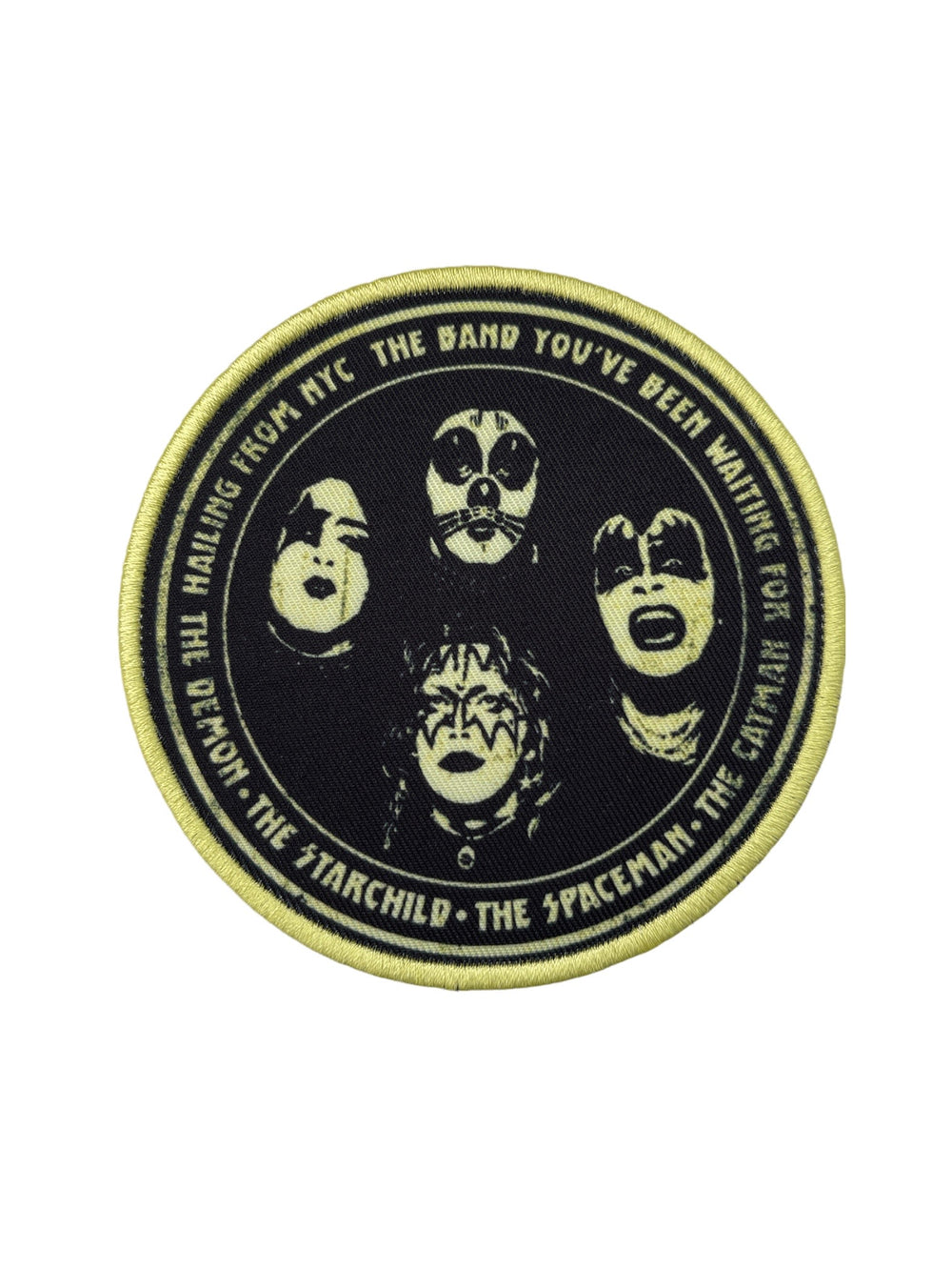 KISS Standard Patch: Hailing from NYC Official Woven Patch Brand New