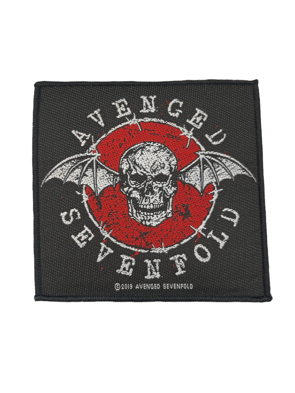Avenged Sevenfold Standard Patch: Distressed Skull  Official Woven Patch Brand New