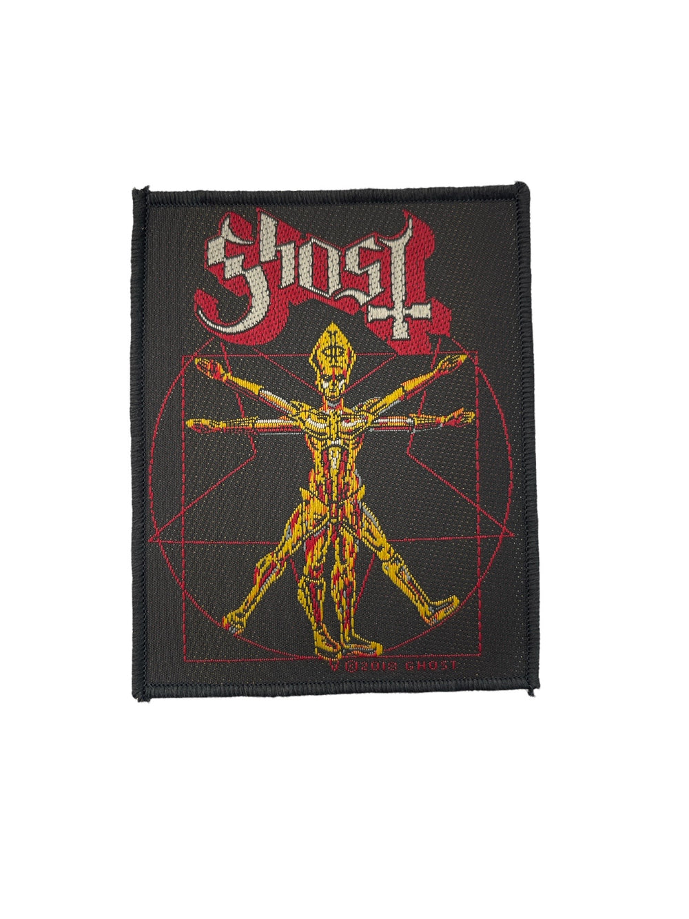 Ghost Standard Patch: The Vitruvian Ghost Official Woven Patch Brand New