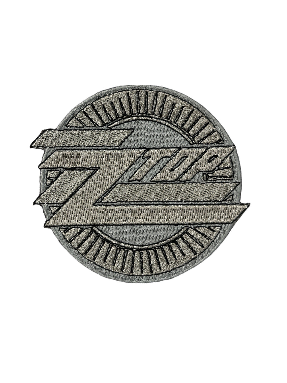 ZZ Top Standard Patch: Metallic Logo Official Woven Patch Brand New