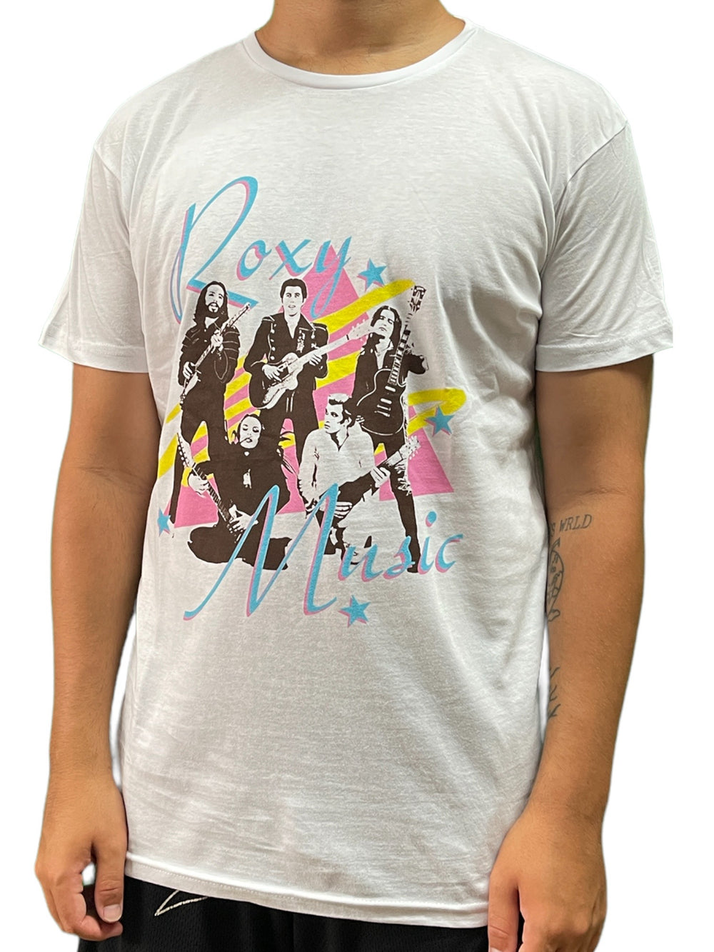 Roxy Music Guitars Unisex Official T Shirt Brand New Various Sizes
