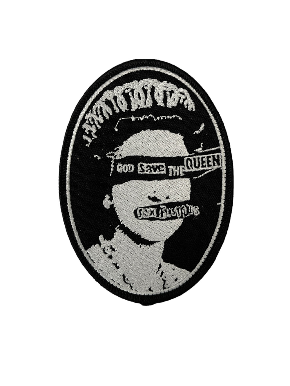 The Sex Pistols Standard Patch: God Save The Queen Official Woven Patch Brand New