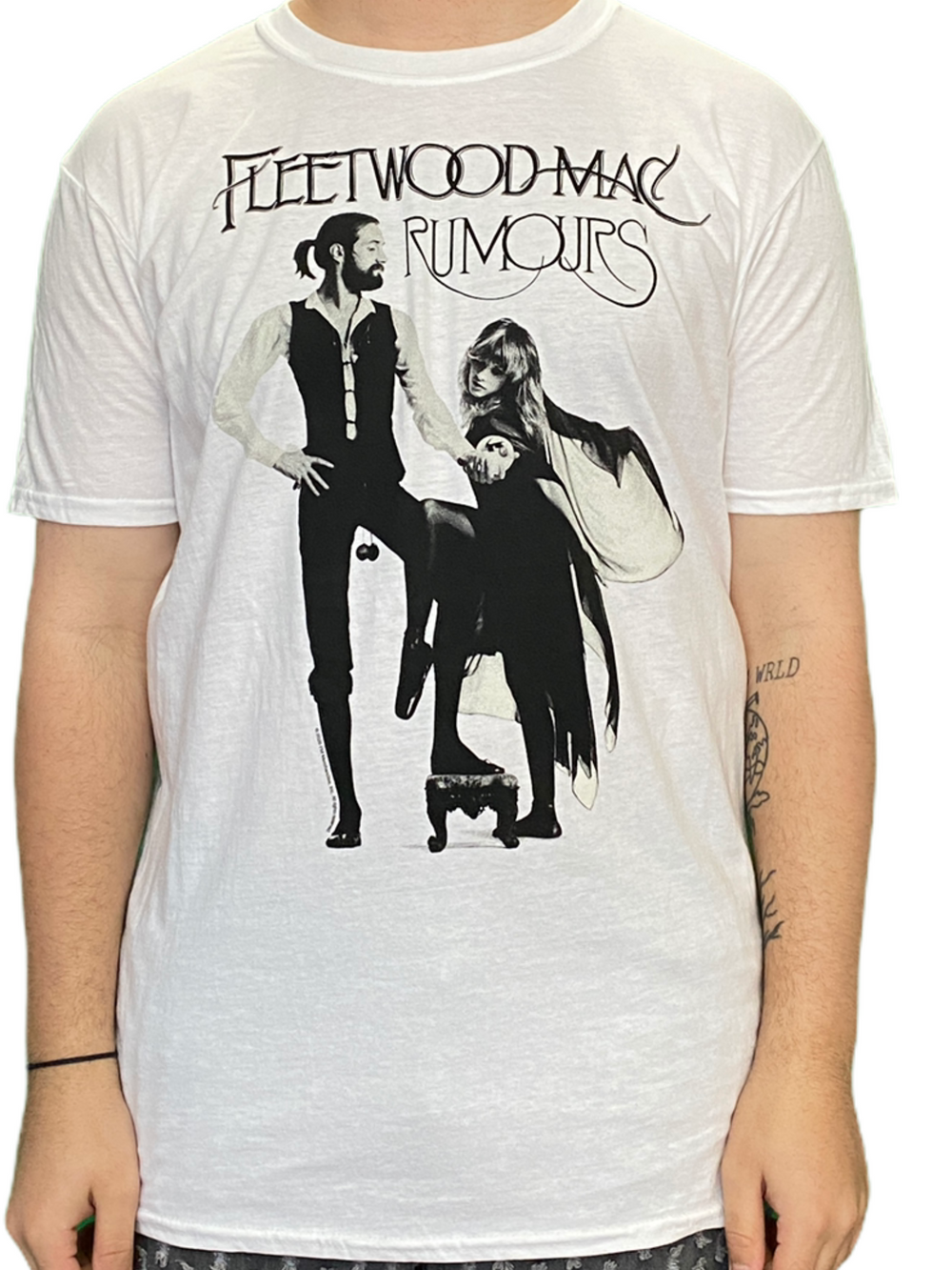 Fleetwood Mac Rumours Unisex Official T Shirt Brand New Various Sizes WHITE