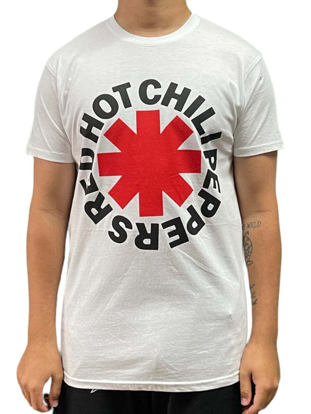 Red Hot Chilli Peppers Asterisk WHITE Unisex Official T Shirt Various Sizes