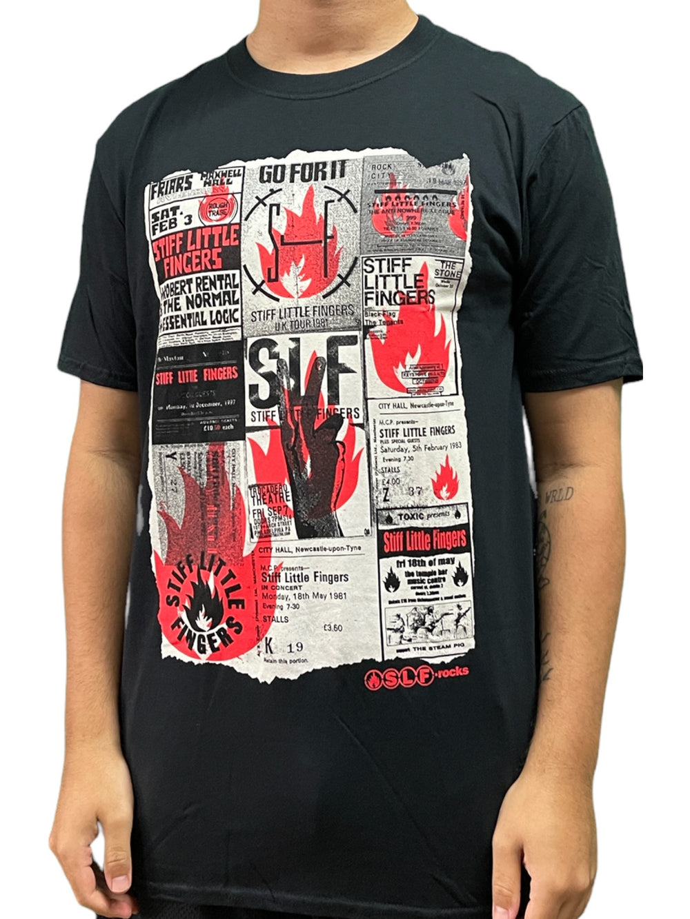 Stiff Little Fingers Flyer Unisex Official T Shirt Brand New Various Sizes
