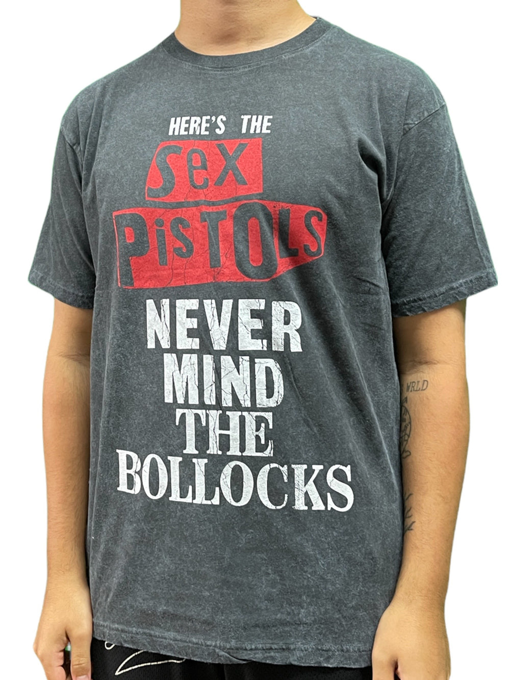 Sex Pistols - NMTB Distressed (Dip-Dye) Official Unisex T Shirt Various Sizes NEW
