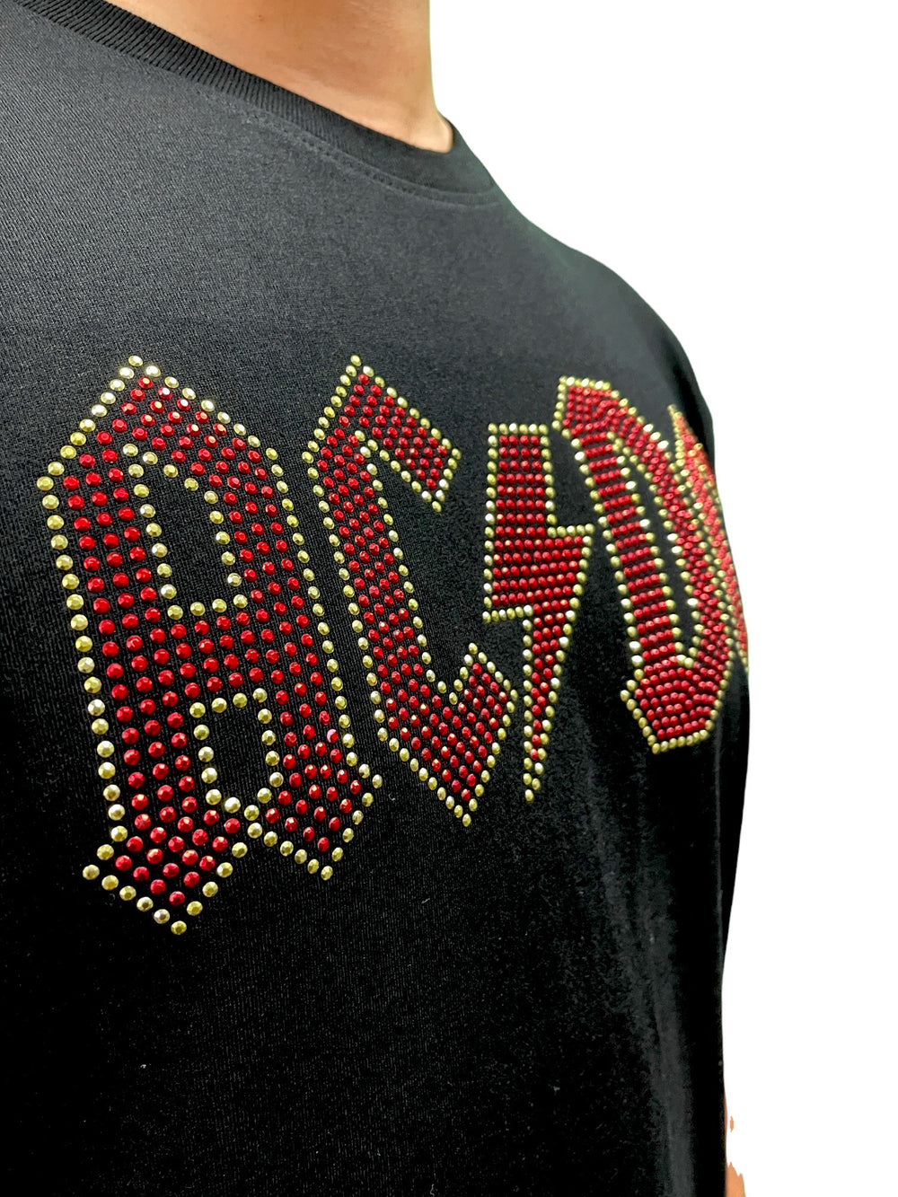 AC/DC Full Colour Logo Diamante Official Unisex T-Shirt Various Sizes