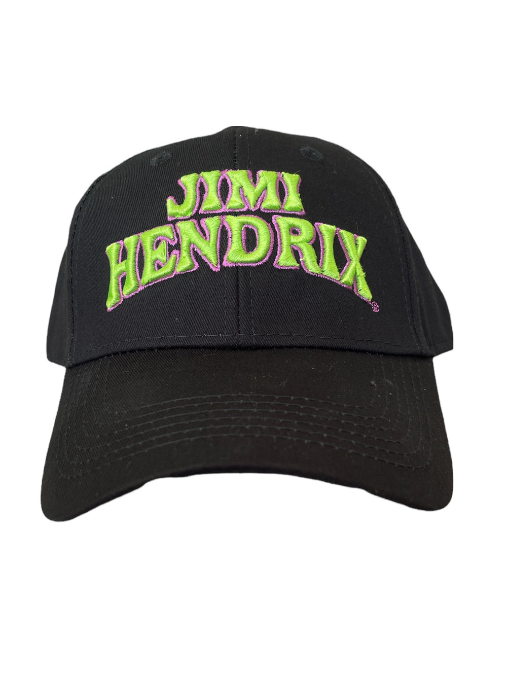 Jimi Hendrix Arched Logo Official Embroidered Peak Cap Adjustable