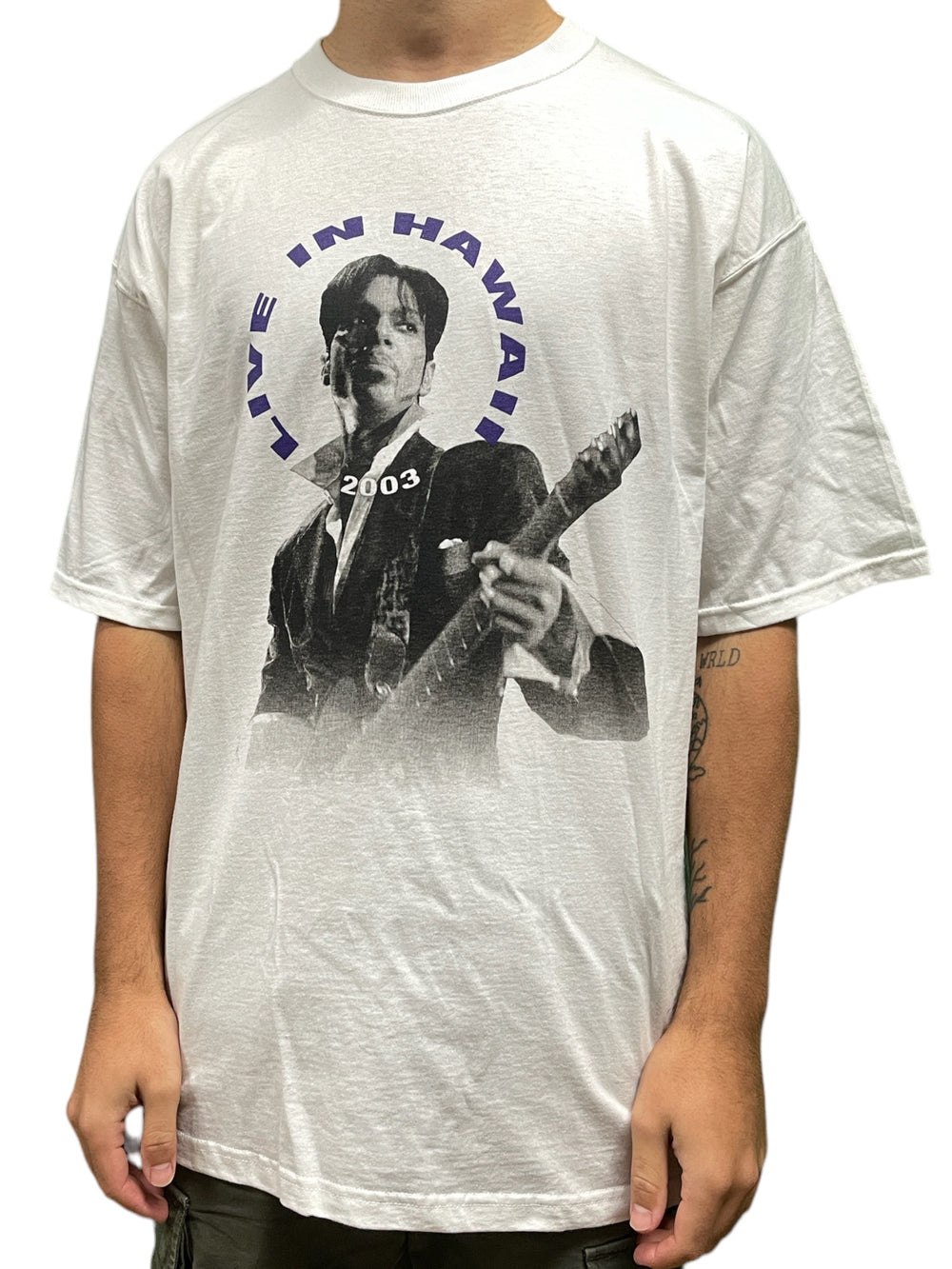 Prince – Vintage Live In Hawaii 2003 Official T Shirt UNWORN XLARGE