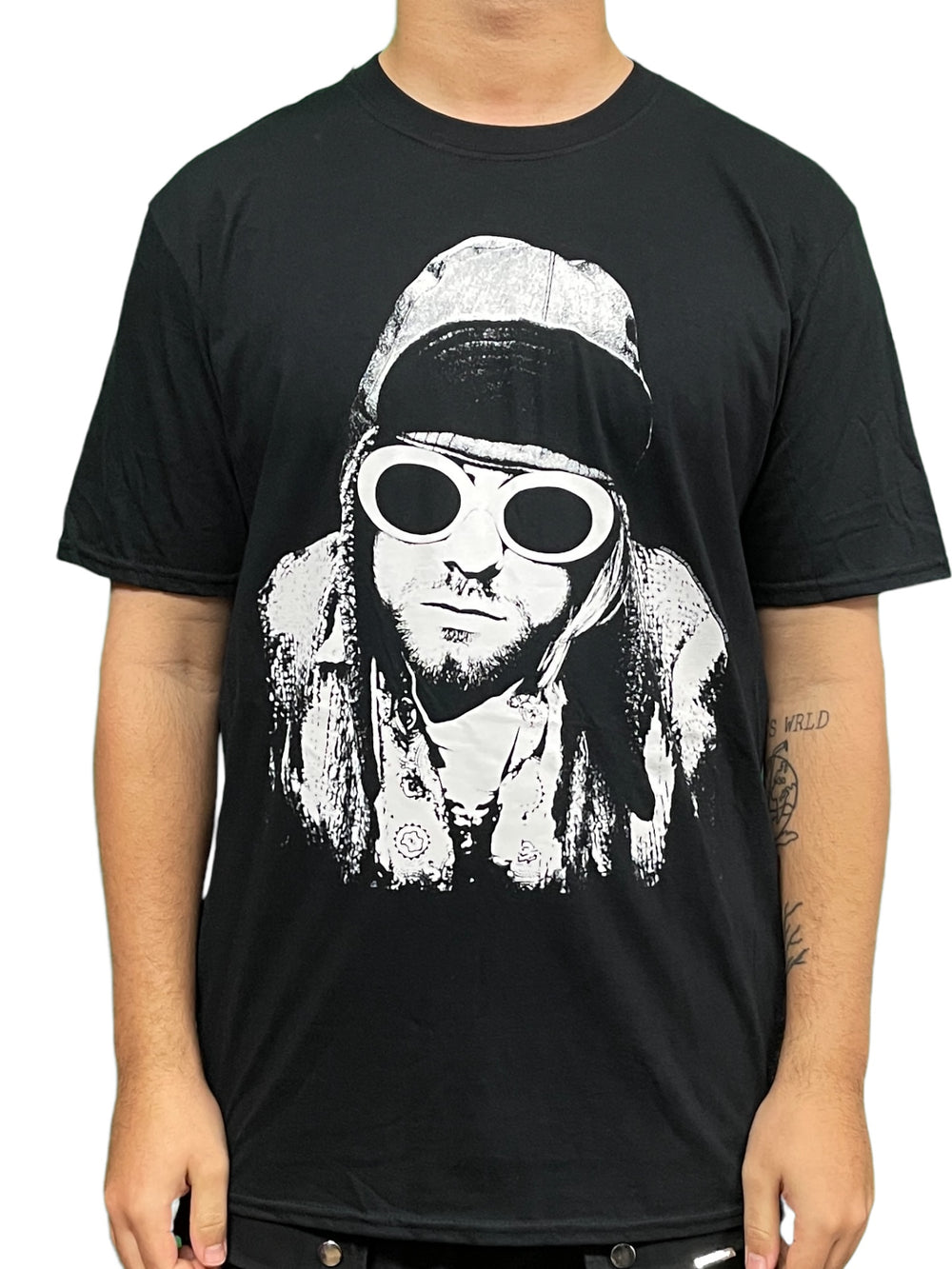 Kurt Cobain One Colour Nirvana Unisex Official Tee Shirt Brand New Various Sizes