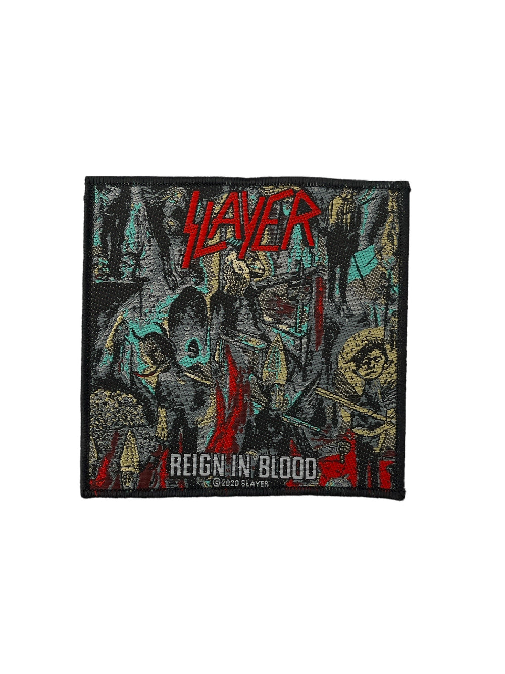 Slayer Reign In Blood Official Woven Patch Brand New
