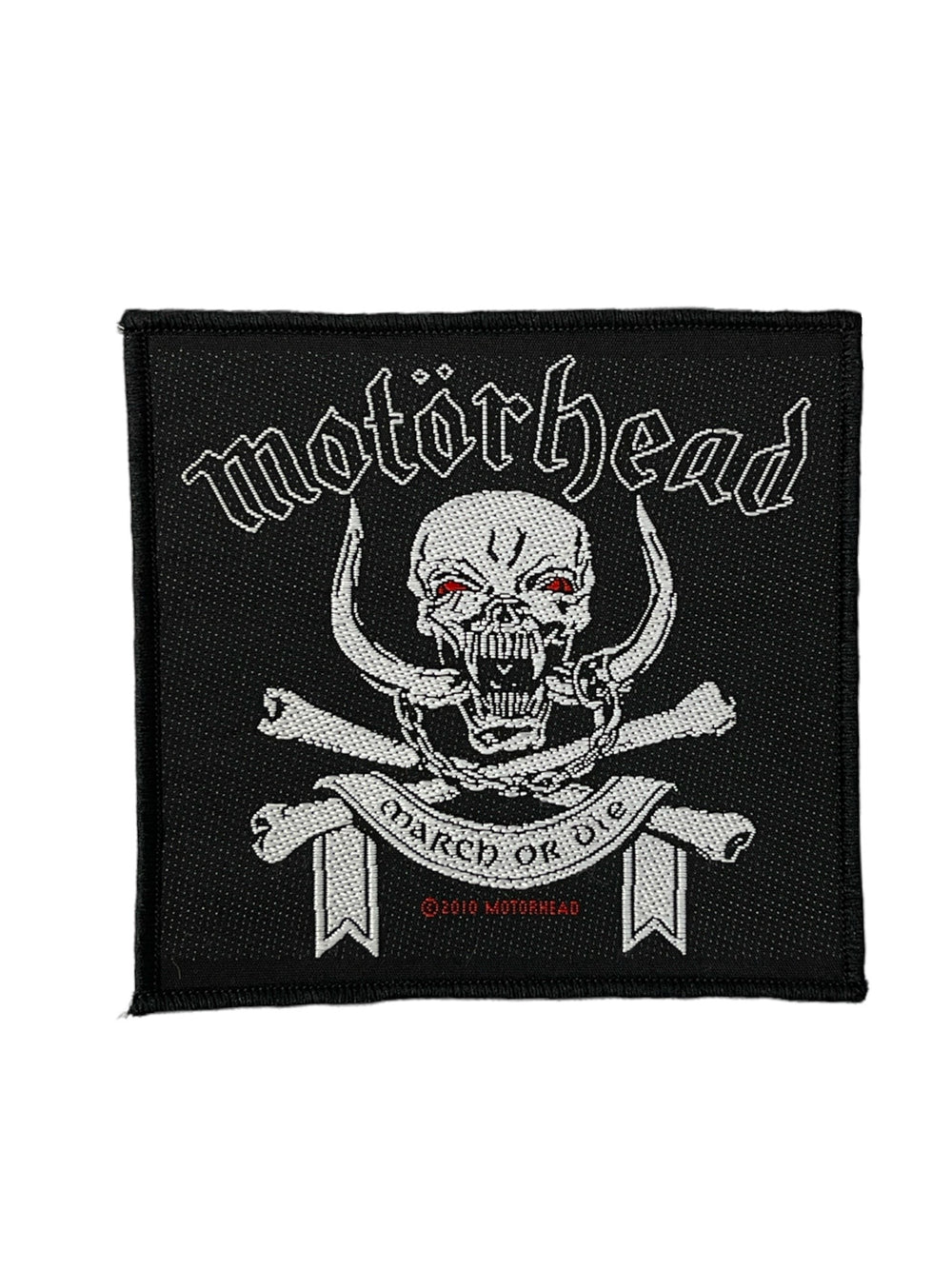 Motorhead March Or Die Official Woven Patch Brand New