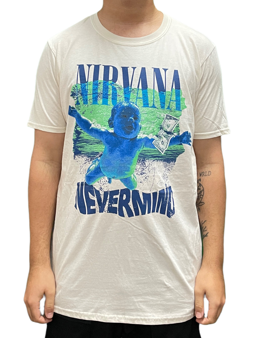 Nirvana Nevermind Torn  Unisex Official T Shirt Various Sizes