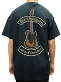 Bruce Springsteen Motorcycle Official Unisex T Shirt Brand New Various Sizes Back Printed