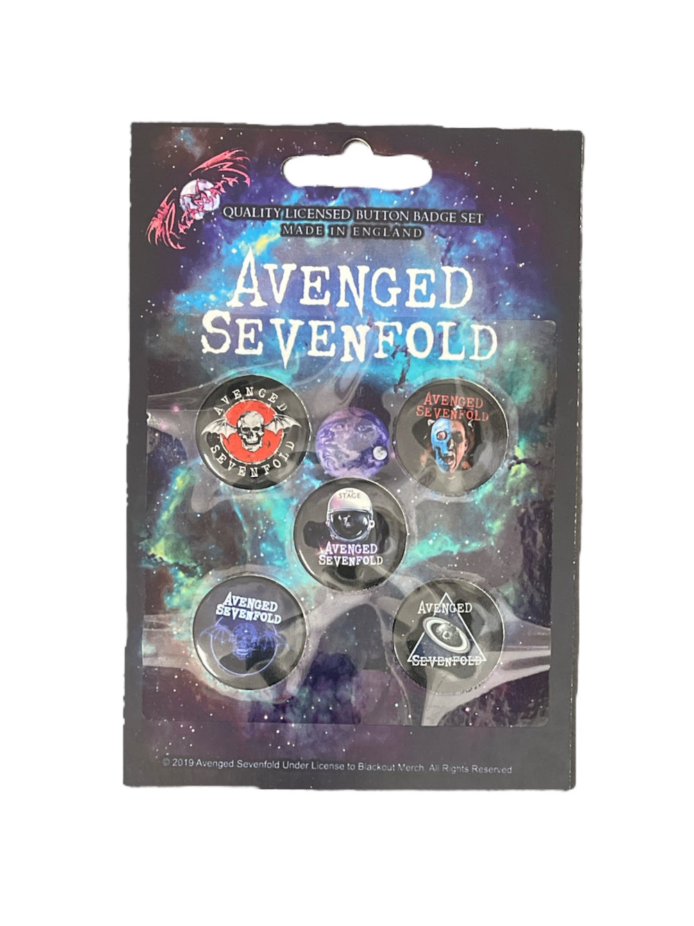 Avenged Sevenfold Official Merchandise Badge Pack Brand New - The Stage