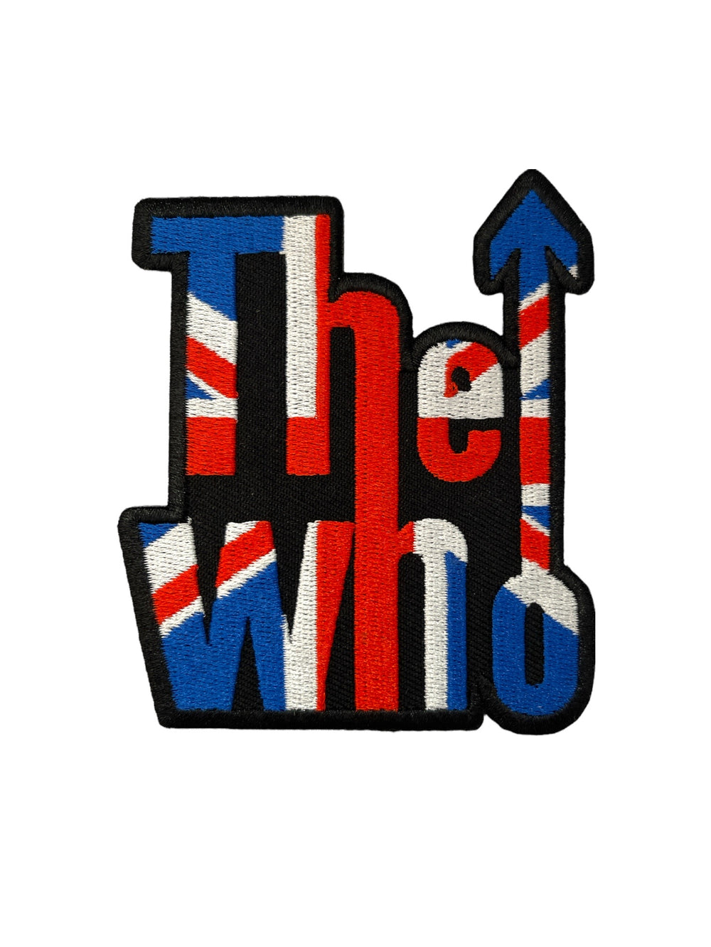 Who The - Union Jack Official Woven Patch Brand New