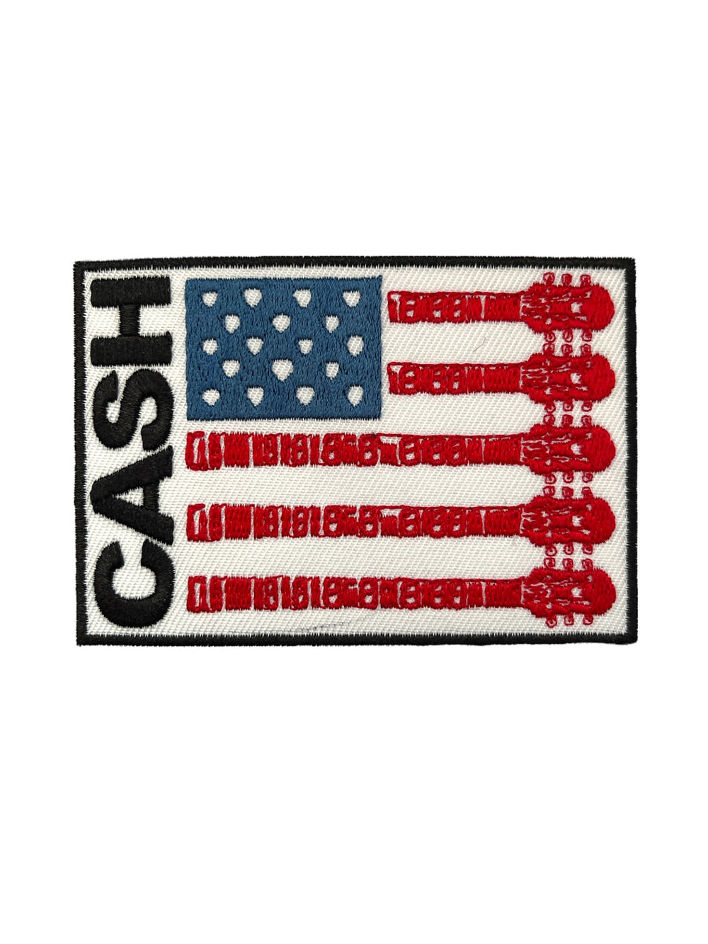 Johnny Cash Flag Official Woven Patch Brand New