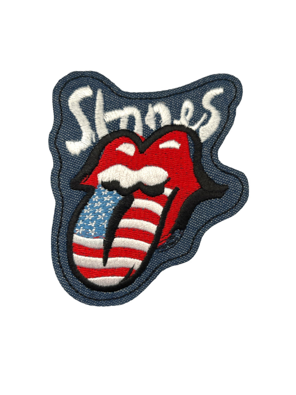 Rolling Stones The Filter Flag Tongue Official Woven Patch Brand New