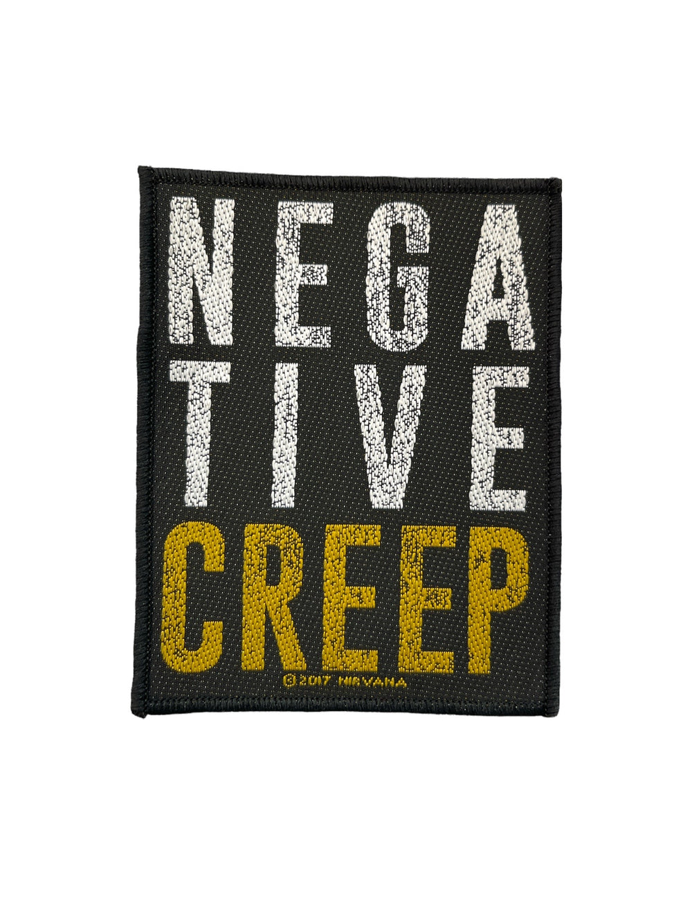 Nirvana Negative Creep Official Woven Patch Brand New Official