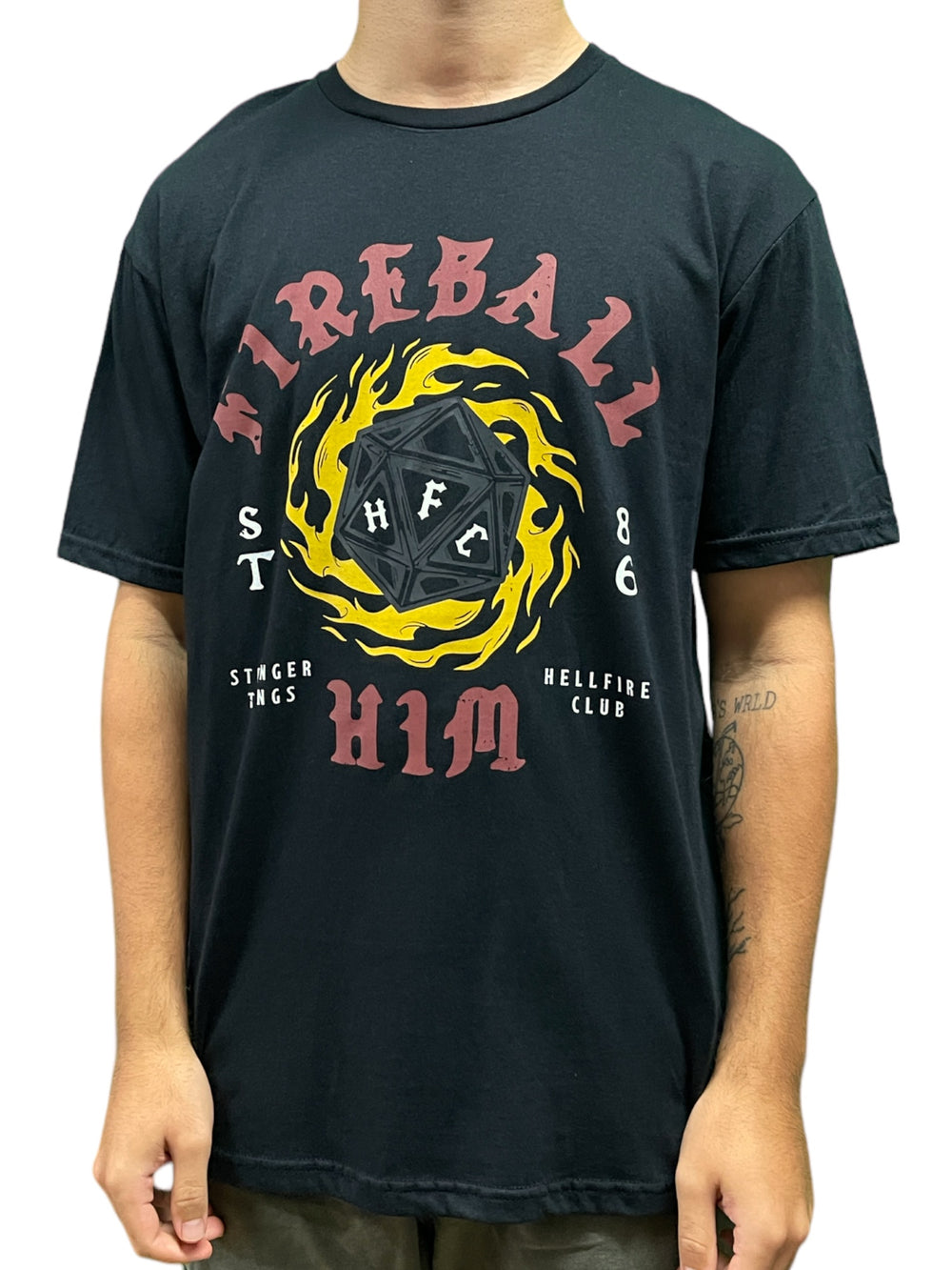 Stranger Things Fireball Him Unisex Official T Shirt Brand New Various Sizes
