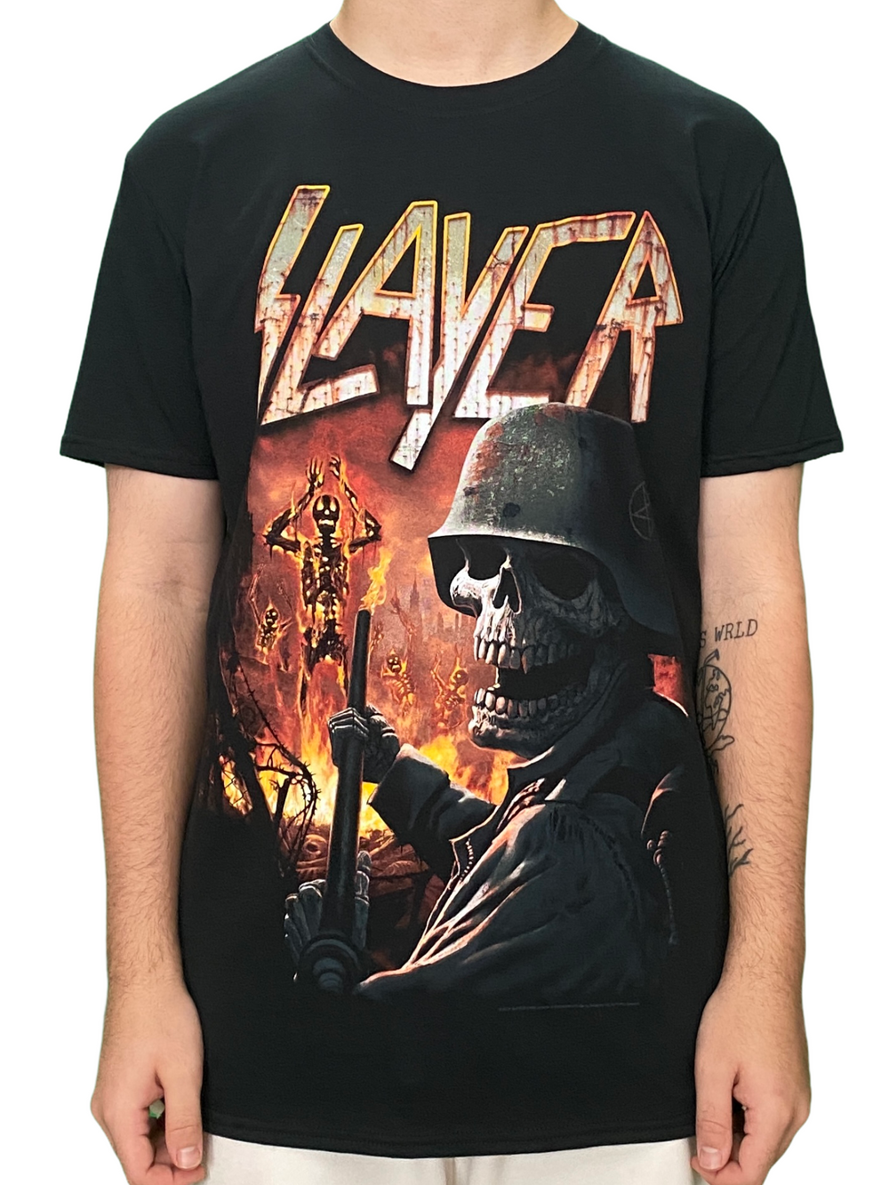 Slayer Torch Portrait Unisex Official T Shirt Various Sizes NEW
