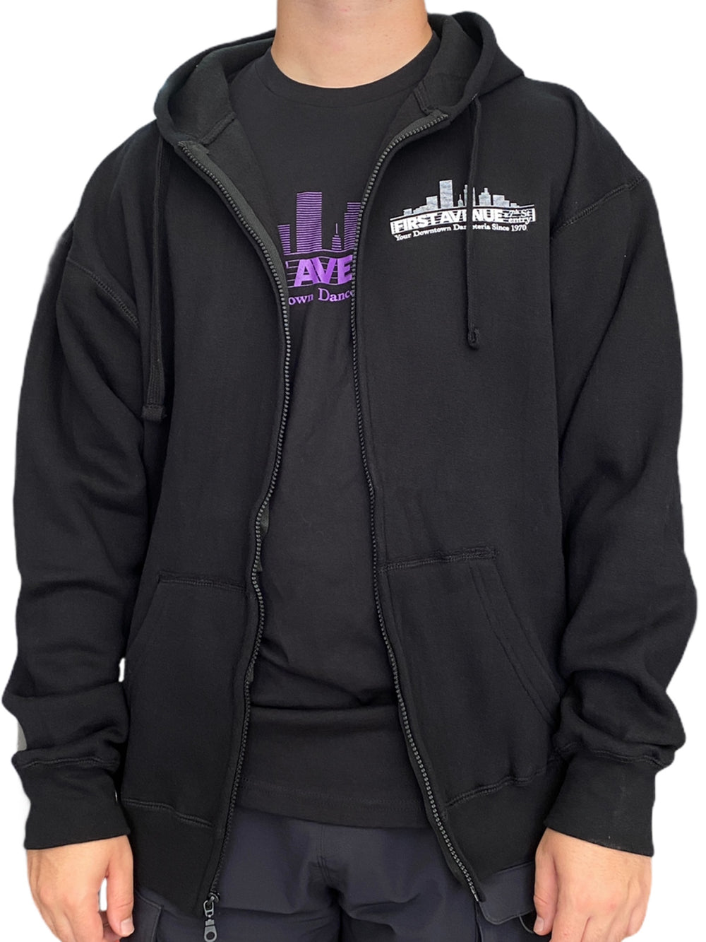 First Avenue Classic Zip Official Unisex Hoodie Various Sizes Brand New Prince