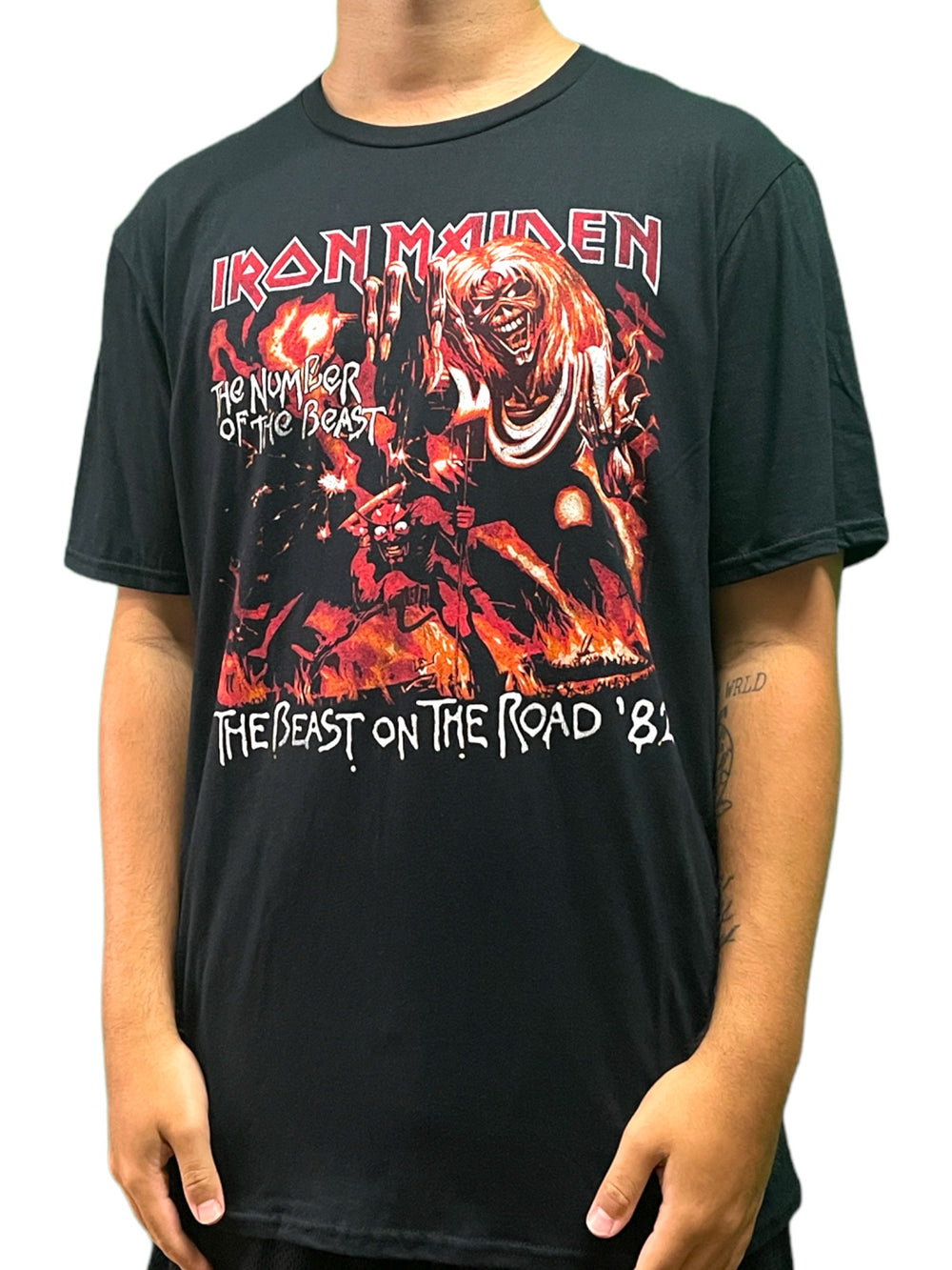 Iron Maiden NOTB On The Road Unisex Official T Shirt Various Sizes NEW