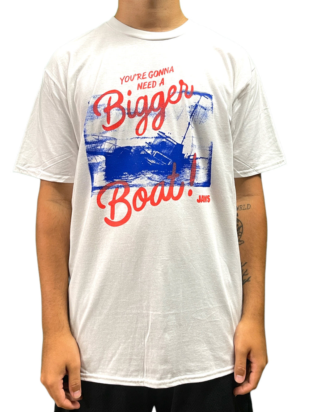 Jaws Bigger Boat Unisex Official T Shirt Brand New Various Sizes
