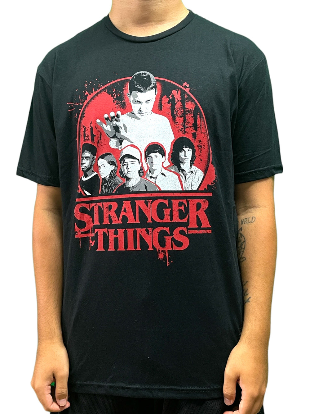 Stranger Things Distressed Unisex Official T Shirt Brand New Various Sizes