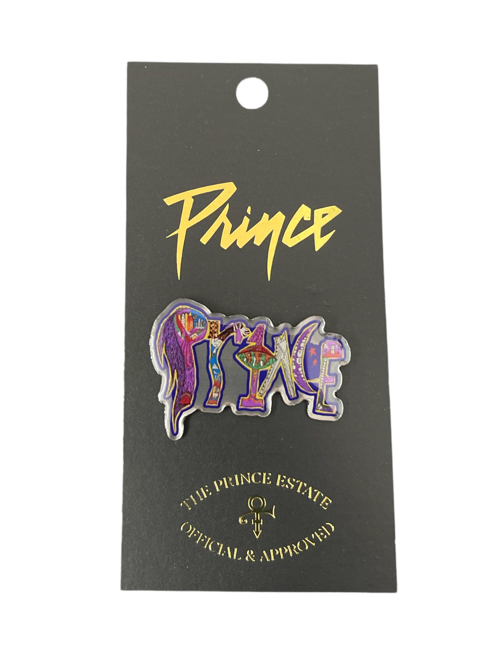 Prince – Paisley Park Official Acrylic Pin Badge Brand New 1999