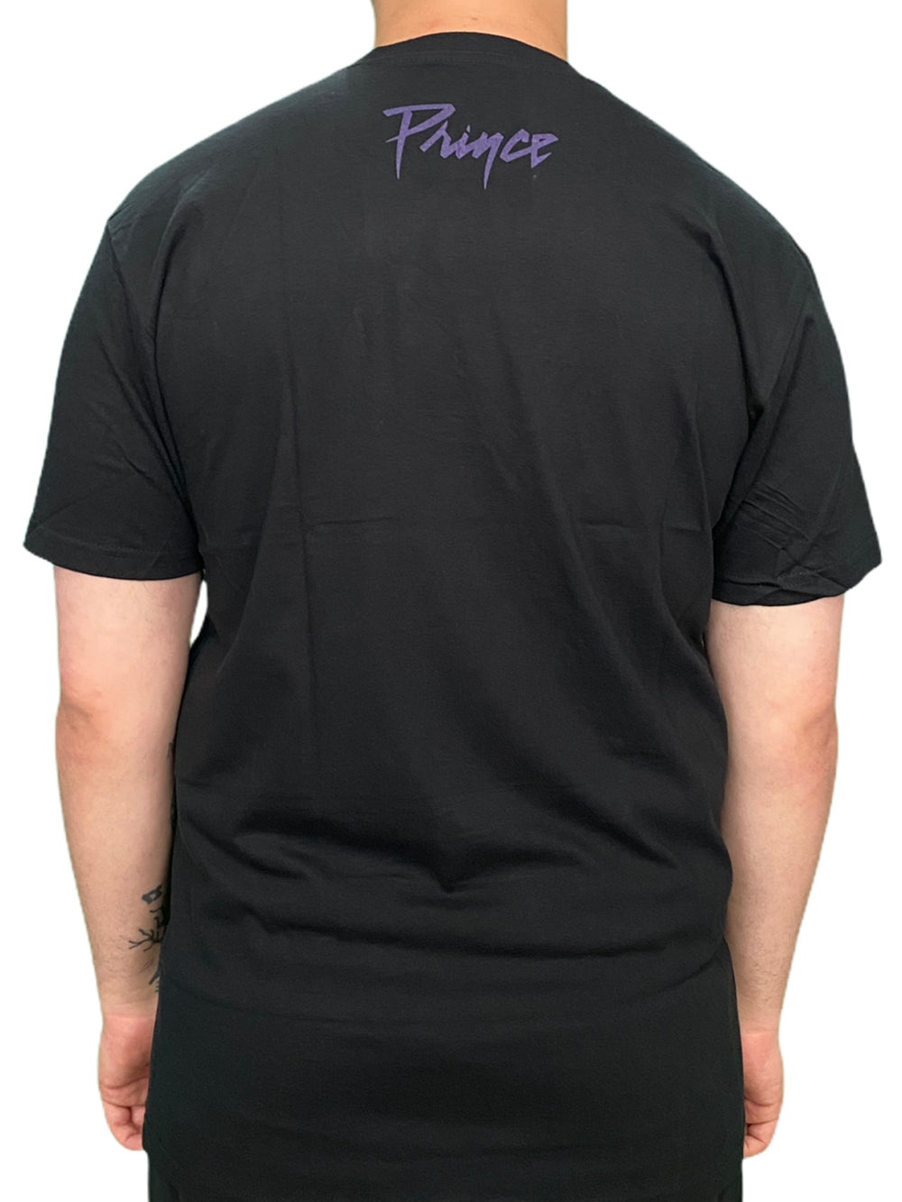 Prince – Official Martin Homent Artwork Purple Rain Unisex T Shirt LARGE