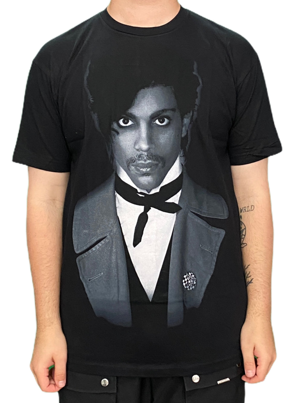 Prince – Official Controversy Jumbo Print Unisex T Shirt Back Print LARGE