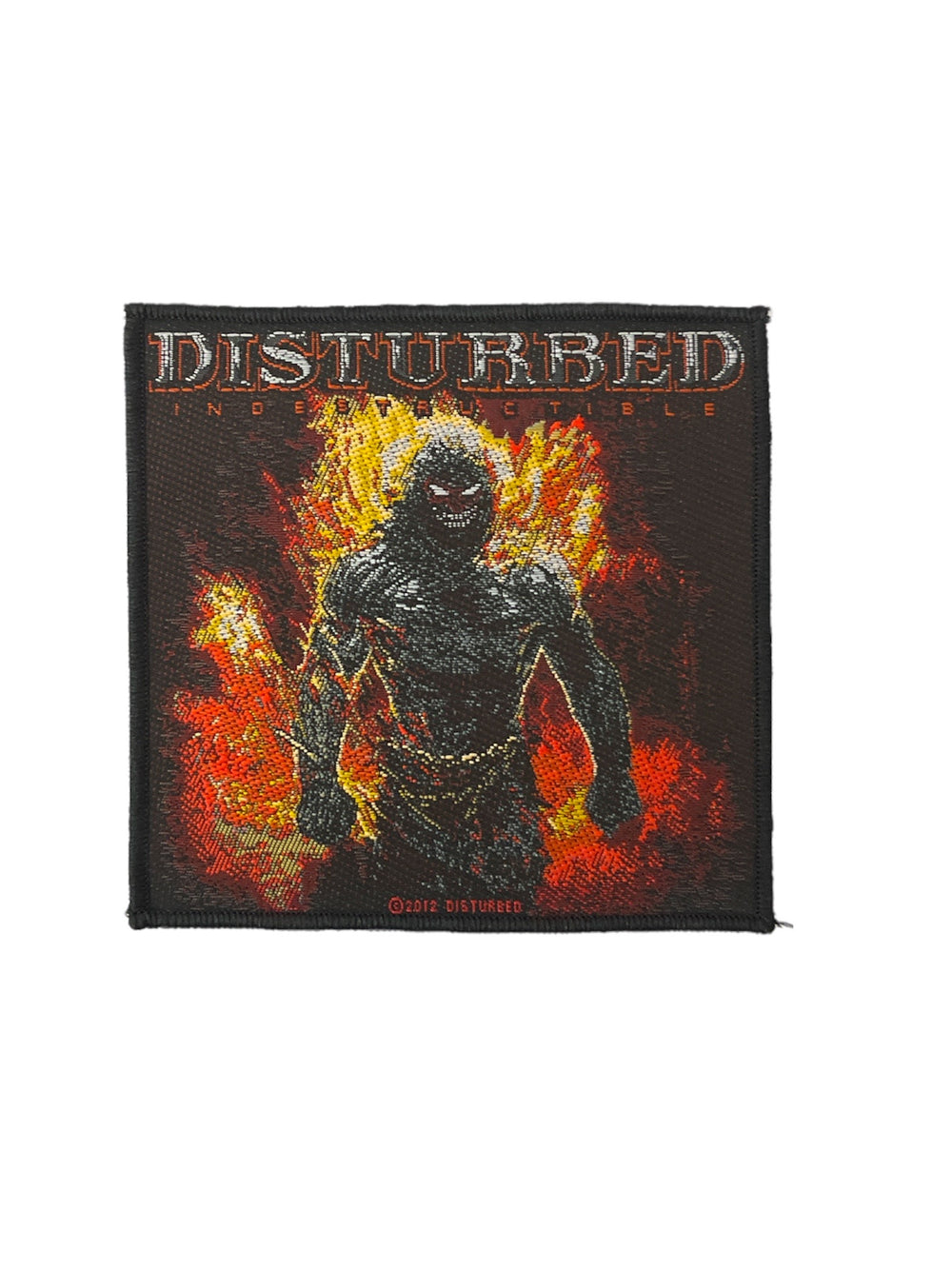 Disturbed Burning Man Official Sew On Woven Patch Brand New