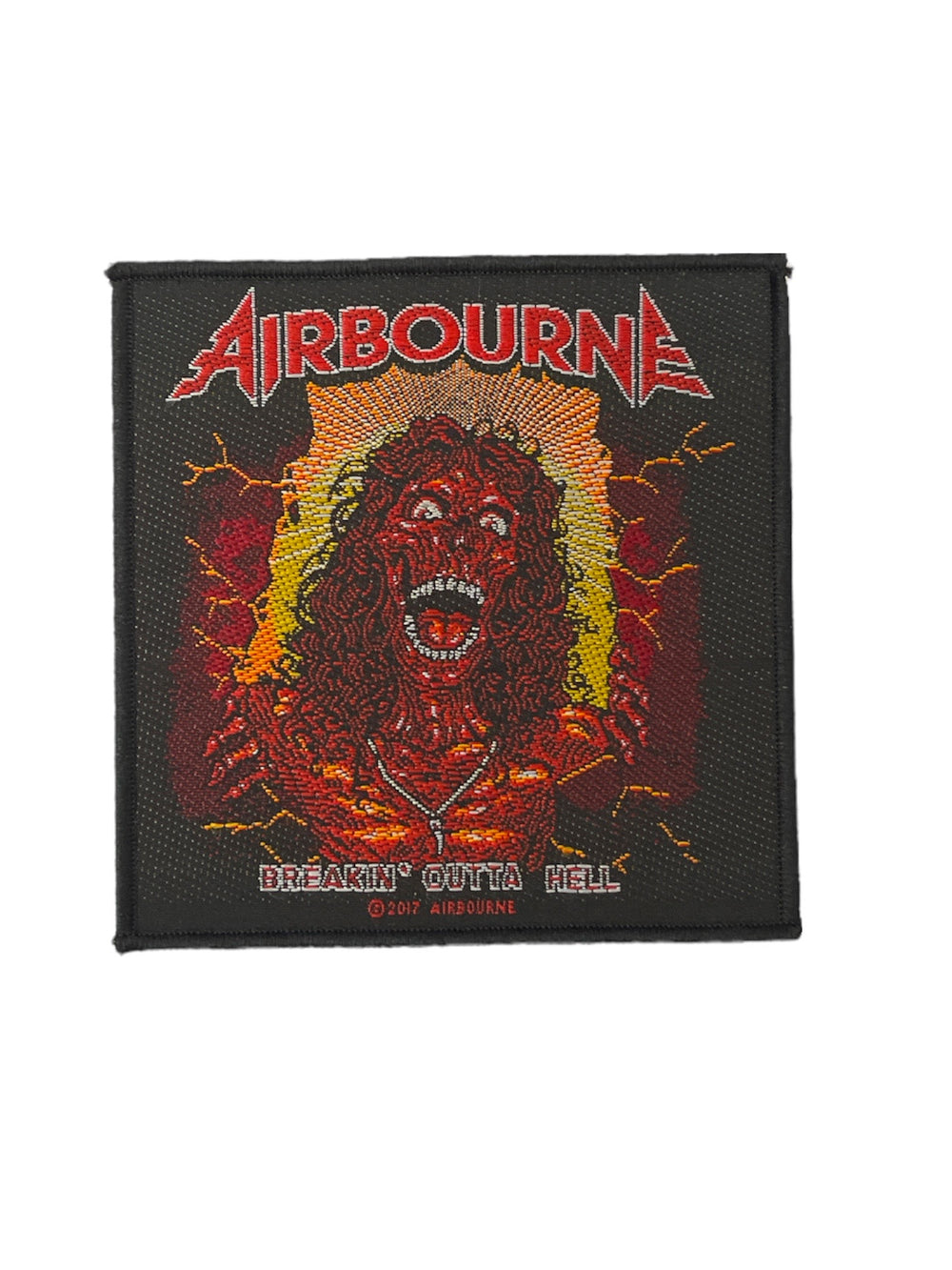 Airbourne Breakin Outta Official Sew On Woven Patch Brand New