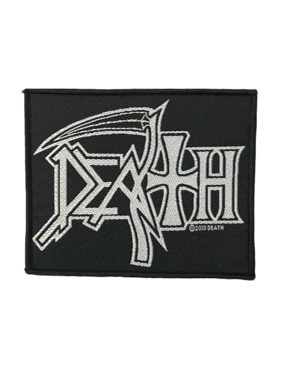 Death Logo Name Official Sew On Woven Patch Brand New