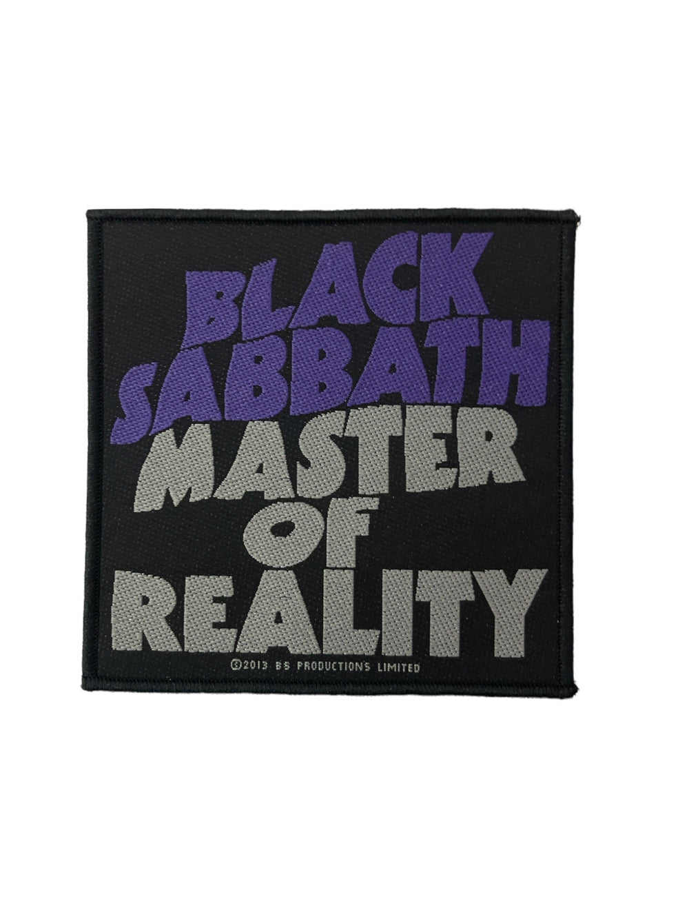 Black Sabbath Master Of Reality Official Sew On Woven Patch Brand New