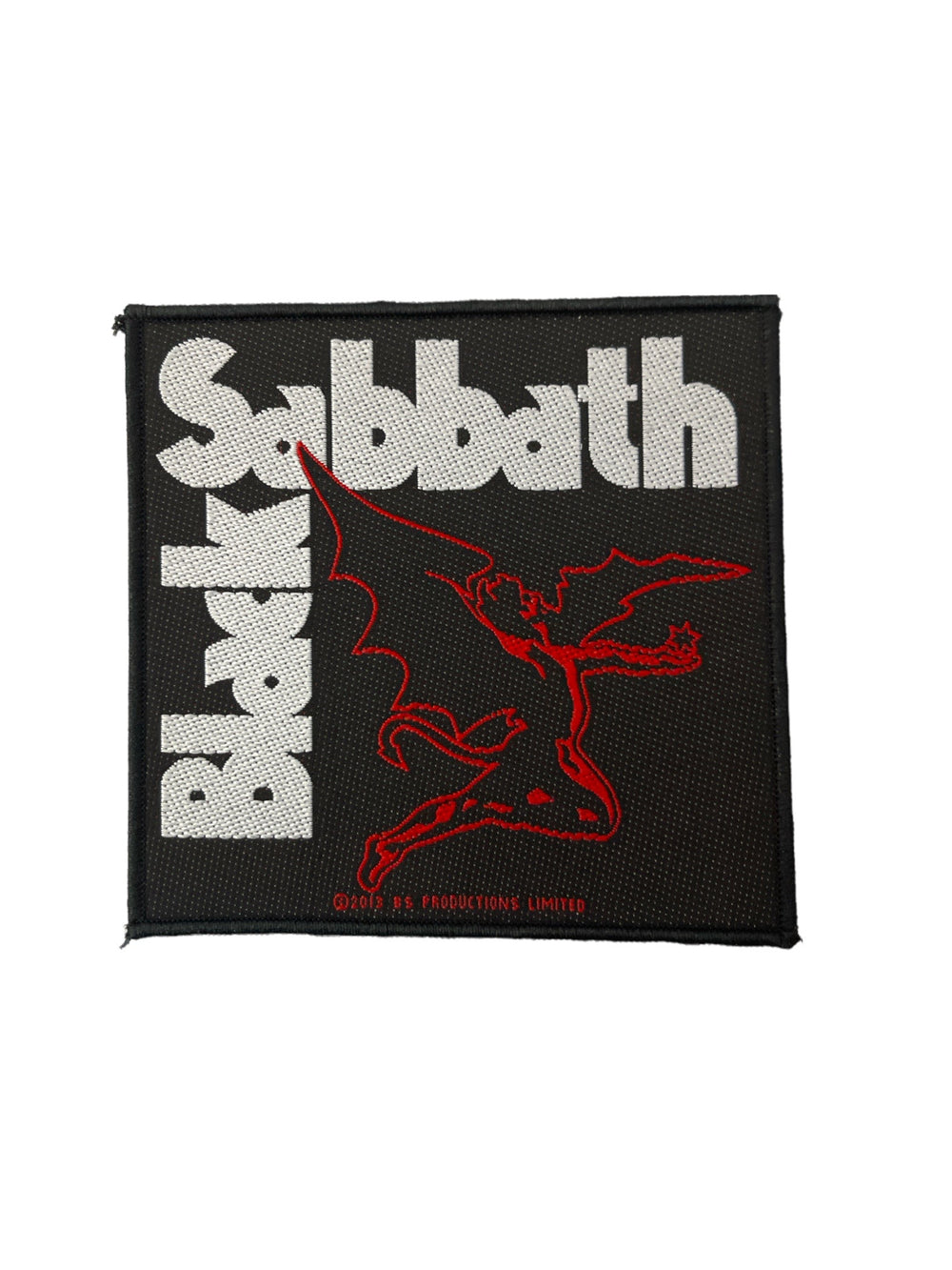 Black Sabbath Red Devil Official Sew On Woven Patch Brand New