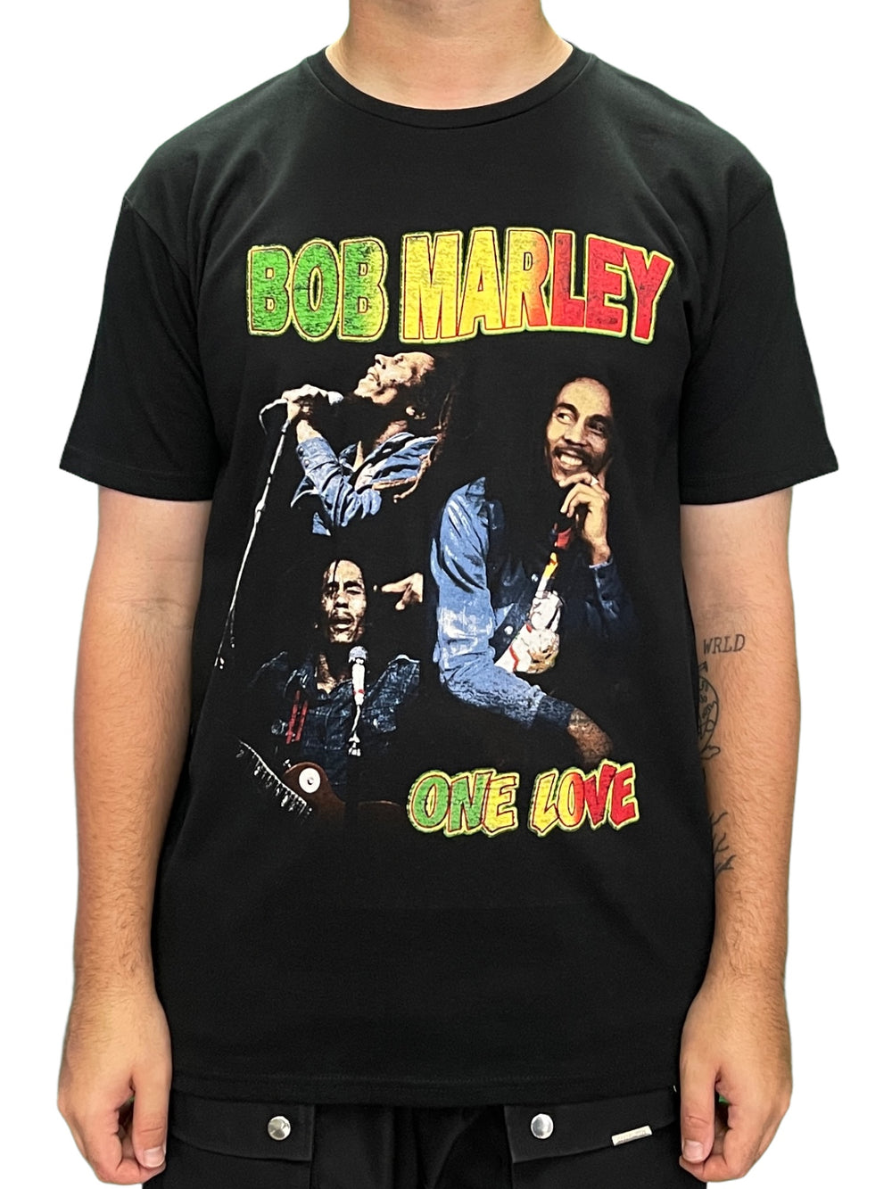 Bob Marley Love Homage Official Unisex T Shirt Brand New Various Sizes