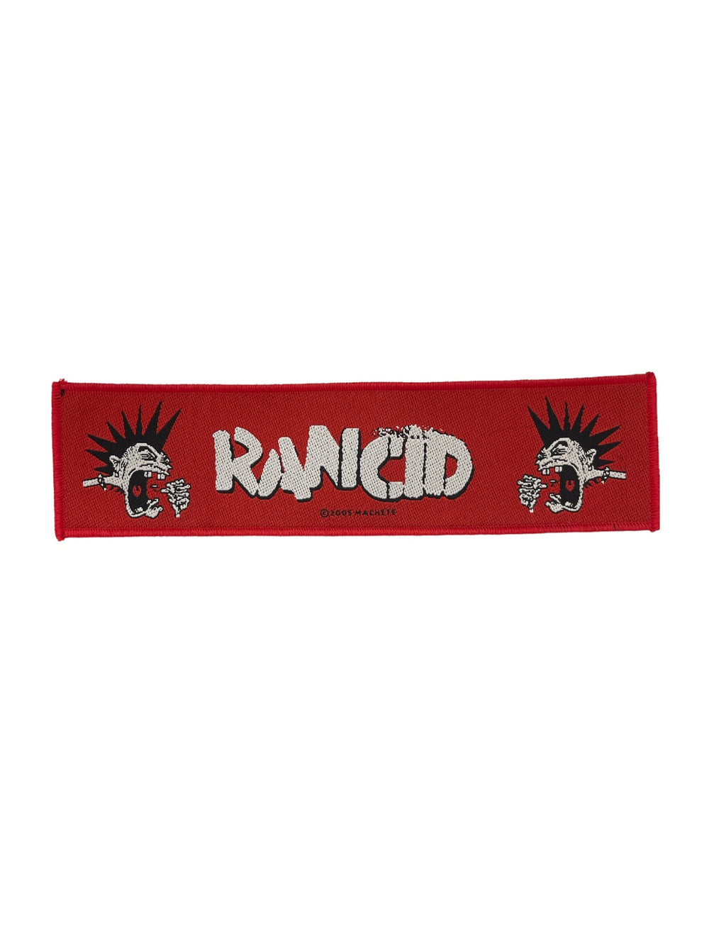 Rancid Super Strip Patch: Mohawk Official Woven Patch Brand New