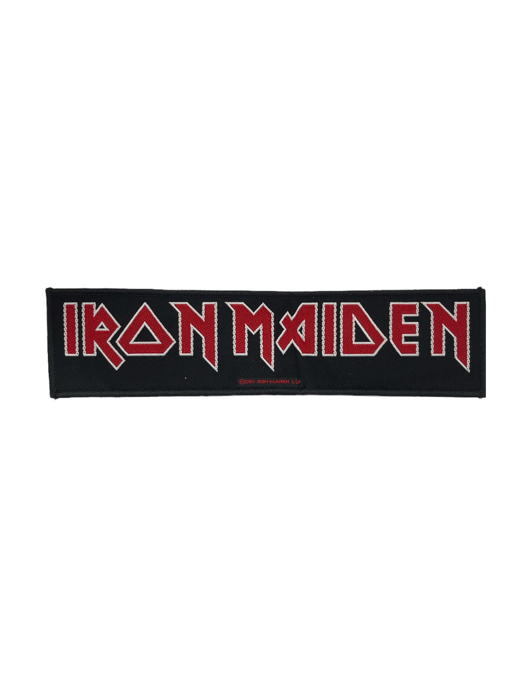 Iron Maiden Super Strip Patch: Logo Official Woven Patch Brand New