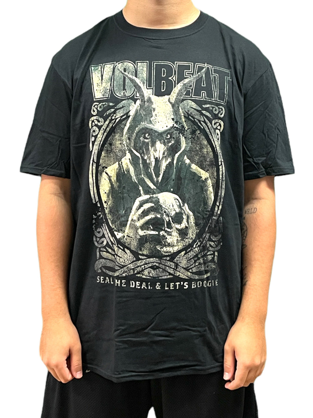 Volbeat Goat with Skull Official T Shirt Brand New Various Sizes