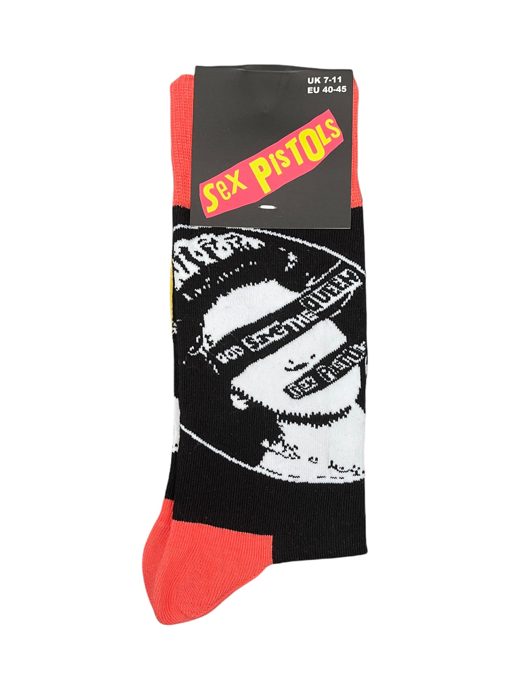 Sex Pistols God Save The Queen Official Product 1 Pair Jacquard Socks Brand New