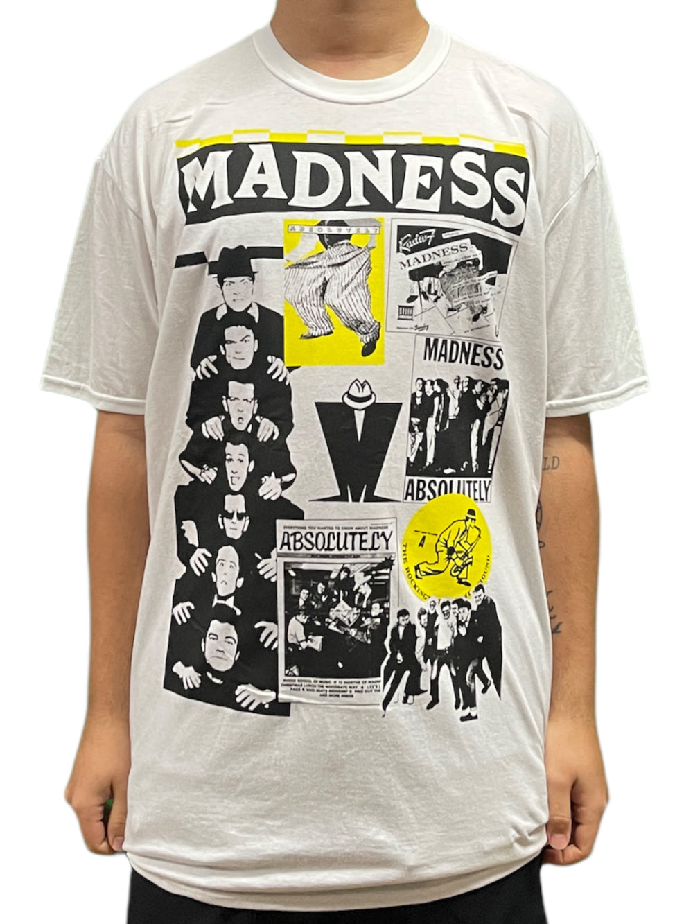 Madness Cuttings WHITE Unisex Official T Shirt Brand New Various Sizes