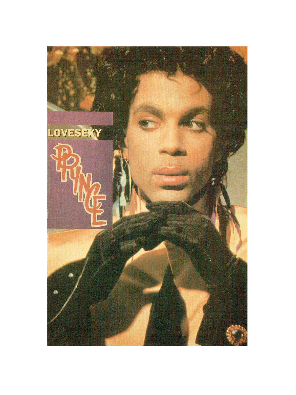 Prince – Postcard Original Printed In France Sign O Times / Lovesexy