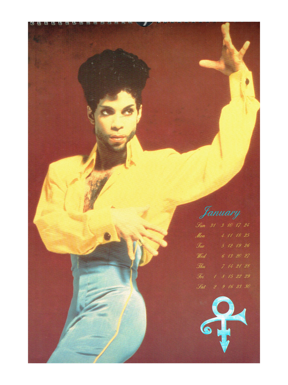 Prince – Official Paisley Park Brockum Calendar 1993