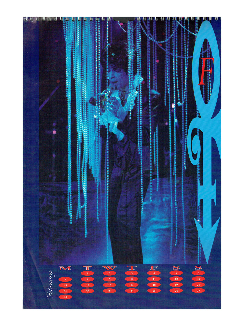 Prince Official Paisley Park Brockum Calendar 1994